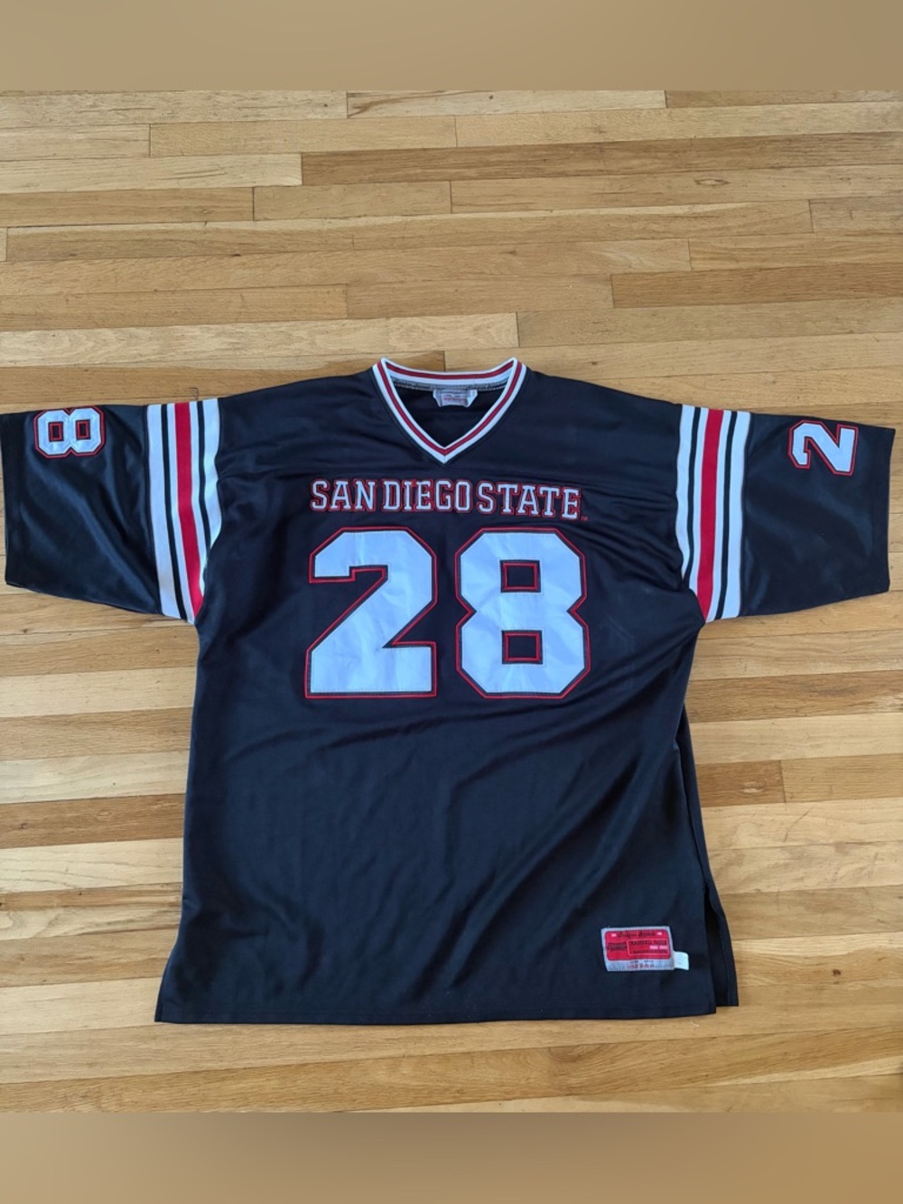 San Diego State UniversityBlack Number 28 Football Jersey - Men's